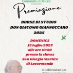 Premiazione Borse Di Studio Don Giacomo Giannoccaro 2025